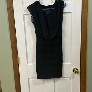 Black midi dress. Brand Enfocus Studio. Size 10.